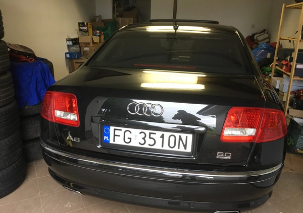 Audi A8 cena 53000 przebieg: 292000, rok produkcji 2004 z Inowrocław małe 79